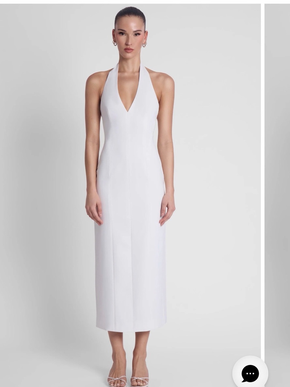 LEAU HELENA Halter Midi Dress XXL NWT